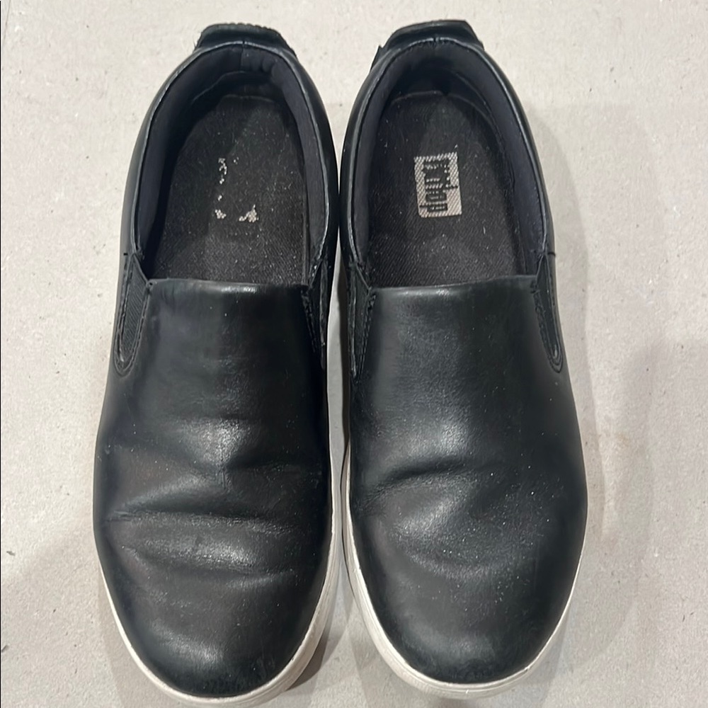 Fitflop Black Leather Loafers